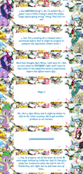 Size: 2048x4302 | Tagged: safe, imported from derpibooru, fluttershy, rain shine, spike, twilight sparkle, dragon, kirin, nirik, winged kirin, claws, cloven hooves, dialogue, dialogue box, english, event, fangs, female, fire, gameloft, horn, kirin fluttershy, kirin twilight, kirin-ified, male, mane of fire, mobile game, my little pony: magic princess, official, species swap, speech bubble, spread wings, text, twilight sparkle (alicorn), winged spike, wings