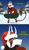 Size: 941x1600 | Tagged: safe, artist:sunny way, imported from derpibooru, oc, oc:shasehra gaelehrion, anthro, ki'rinaes, original species, :p, ass, butt, christmas, comic, comic strip, cute, equis universe, fangs, female, fluffy, forest, fur, hat, holiday, it chrismas, it christmas, like a dino, meme, merr chrismas, merry christmas, mlem, not pony related, paws, santa hat, shasehra gaelehrion, silly, snow, solo, teeth, tongue out, warm