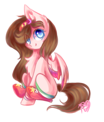 Size: 1096x1285 | Tagged: safe, artist:prettyshinegp, imported from derpibooru, oc, oc only, pegasus, pony, chest fluff, eye clipping through hair, female, mare, pegasus oc, signature, simple background, sitting, smiling, solo, transparent background, wings