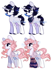 Size: 577x801 | Tagged: safe, artist:dammmnation, imported from derpibooru, oc, oc only, pegasus, pony, unicorn, base used, clothes, colored wings, female, flower, flower in hair, glasses, horn, leg warmers, mare, pegasus oc, scarf, simple background, smiling, transparent background, two toned wings, unicorn oc, wings