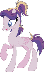 Size: 284x464 | Tagged: safe, artist:westrail642fan, imported from derpibooru, oc, oc:shooting star (r&f), pegasus, rise and fall, base used, folded wings, offspring, parent:oc:david wyne, parent:princess cadance, parents:canon x oc, pegasus oc, reference sheet, simple background, transparent background, wings