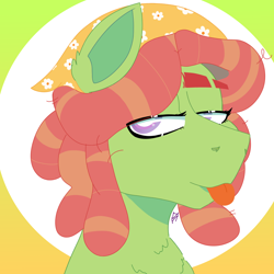 Size: 1500x1500 | Tagged: safe, artist:dsstoner, imported from derpibooru, tree hugger, earth pony, pony, bust, female, mare, portrait, solo