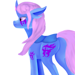 Size: 3000x3000 | Tagged: safe, artist:saint boniface, imported from derpibooru, oc, oc only, oc:arcānus, changeling, female, mare, simple background, solo, white background