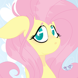 Size: 1500x1500 | Tagged: safe, artist:dsstoner, imported from derpibooru, fluttershy, pegasus, pony, bust, female, mare, portrait, solo