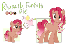 Size: 2853x2000 | Tagged: safe, artist:chailicorice, imported from derpibooru, oc, oc only, oc:rhubarb funfetti, earth pony, pony, base used, color palette, cutie mark, earth pony oc, female, filly, foal, mare, name, offspring, parent:cheese sandwich, parent:pinkie pie, parents:cheesepie, simple background, solo, transparent background