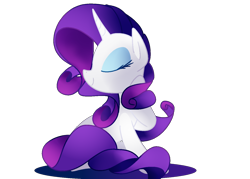 Size: 1400x1000 | Tagged: safe, artist:andromedasparkz, imported from derpibooru, rarity, pony, unicorn, eyes closed, female, mare, simple background, solo, transparent background