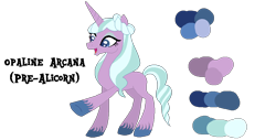 Size: 931x473 | Tagged: safe, artist:westrail642fan, imported from ponybooru, crystal pony, unicorn, rise and fall, alternate universe, base used, opaline, reference sheet, simple background, transparent background