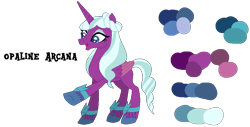 Size: 931x473 | Tagged: safe, artist:westrail642fan, imported from ponybooru, alicorn, crystal pony, rise and fall, alternate universe, base used, opaline, reference sheet, simple background, transparent background