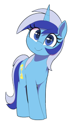 Size: 600x1000 | Tagged: safe, artist:thebatfang, imported from derpibooru, minuette, pony, unicorn, cute, female, head tilt, looking at you, mare, minubetes, simple background, smiling, smiling at you, solo, transparent background