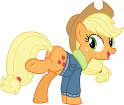 Size: 3528x3000 | Tagged: safe, artist:cloudy glow, imported from derpibooru, applejack, tanks for the memories, .ai available, simple background, solo, transparent background, vector