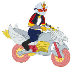 Size: 4000x3677 | Tagged: safe, artist:gmaplay, imported from derpibooru, oc, oc only, oc:saint rider, human, equestria girls, motorcross, motorcycle, simple background, solo, transparent background