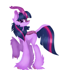 Size: 1412x1373 | Tagged: safe, artist:4agonism, derpibooru exclusive, imported from derpibooru, twilight sparkle, kirin, :<, cheek fluff, cloven hooves, colored hooves, cute, cutie mark on horn, ear fluff, female, kirin twilight, kirin-ified, leg fluff, leonine tail, long legs, looking at you, race swap, raised hoof, simple background, solo, species swap, tail, transparent background, twiabetes, unshorn fetlocks