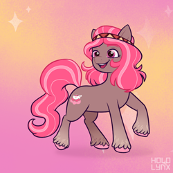 Size: 700x700 | Tagged: safe, artist:hololynx, imported from derpibooru, oc, oc only, earth pony, pony, g5, solo