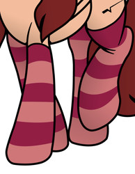 Size: 828x1066 | Tagged: safe, artist:hiverro, imported from derpibooru, oc, oc only, oc:hiverro, pegasus, pony, clothes, simple background, socks, solo, stockings, striped socks, thigh highs, transparent background, warm
