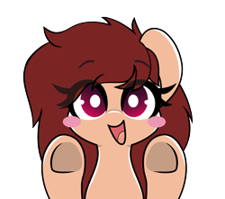 Size: 2601x2298 | Tagged: safe, artist:hiverro, imported from derpibooru, oc, oc only, oc:hiverro, pegasus, pony, :d, blushing, cute, happy, open mouth, open smile, pegasus oc, simple background, smiling, solo, transparent background