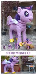 Size: 798x1608 | Tagged: safe, artist:dingopatagonico, imported from derpibooru, twilight sparkle, alicorn, pony, at-act, figurine, irl, photo, star wars, toy, twilight sparkle (alicorn)