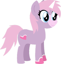 Size: 492x513 | Tagged: safe, artist:phantomthorns, oc, oc only, pony, unicorn, female, mare, simple background, solo, stompy slippers, transparent background, unusual unicorn