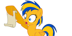 Size: 1280x640 | Tagged: safe, artist:mlpfan3991, imported from derpibooru, oc, oc only, oc:flare spark, pegasus, pony, facial expressions, female, open mouth, paper, pinpoint eyes, shocked, simple background, solo, transparent background, wing hands, wings