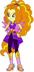 Size: 236x503 | Tagged: safe, artist:ajosterio, imported from derpibooru, adagio dazzle, human, equestria girls, legend of everfree, alternate universe, boots, clothes swap, crystal guardian, crystal wings, high heel boots, ponied up, shoes, simple background, solo, white background, wings