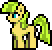 Size: 104x100 | Tagged: safe, artist:bitassembly, imported from derpibooru, oc, oc only, oc:lemon drop, earth pony, pony, female, pixel art, simple background, solo, transparent background