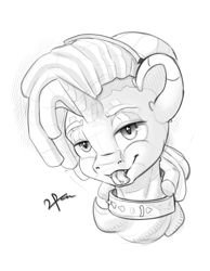 Size: 668x860 | Tagged: safe, artist:mrulol, imported from derpibooru, oc, oc only, pony, unicorn, collar, sketch