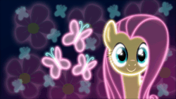 Size: 1920x1080 | Tagged: safe, artist:sim gretina, artist:zantyarz, imported from derpibooru, fluttershy, pegasus, pony, 2012, absurd file size, animated, artifact, brony, brony music, cutie mark, downloadable, female, link in description, mare, music, neon, nostalgia, solo, sound, sound only, wallpaper, webm, youtube, youtube link, youtube video