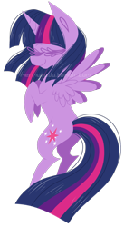 Size: 938x1712 | Tagged: safe, artist:mermailada, imported from derpibooru, twilight sparkle, alicorn, eyes closed, simple background, smiling, smirk, solo, transparent background, twilight sparkle (alicorn), watermark