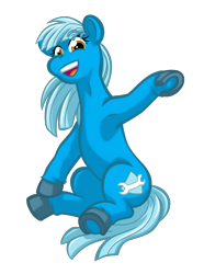 Size: 1304x1748 | Tagged: safe, artist:texasuberalles, imported from derpibooru, oc, oc only, oc:bleu cheese, earth pony, pony, derpibooru community collaboration, 2023 community collab, colored hooves, female, frog (hoof), looking at you, mare, simple background, sitting, smiling, solo, transparent background, underhoof
