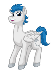 Size: 1325x1828 | Tagged: safe, artist:texasuberalles, imported from derpibooru, oc, oc only, oc:dreamy daze, pegasus, pony, derpibooru community collaboration, 2023 community collab, colored hooves, looking at you, male, pegasus oc, simple background, smiling, solo, stallion, transparent background