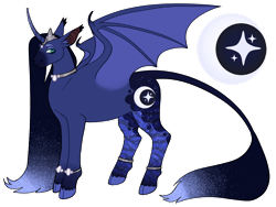 Size: 1280x960 | Tagged: safe, artist:s0ftserve, imported from derpibooru, princess luna, pony, bat wings, cloven hooves, leonine tail, simple background, solo, tail, transparent background, wings