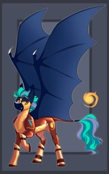 Size: 1281x2048 | Tagged: safe, artist:parrpitched, imported from derpibooru, oc, oc:aurora dusk(fireverse), bat pony, clothes, concave belly, fireheart76's latex suit design, gloves, kink, latex, latex boots, latex gloves, latex suit, prisoners of the moon, rubber, slim, thin