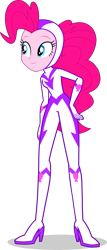 Size: 1723x4034 | Tagged: artist needed, source needed, safe, imported from derpibooru, fili-second, pinkie pie, human, equestria girls, movie magic, spoiler:eqg specials, boots, clothes, costume, female, gloves, hand on hip, high heels, high res, motorcross, power ponies, shadow, shoes, simple background, smiling, solo, superhero costume, transparent background, vector