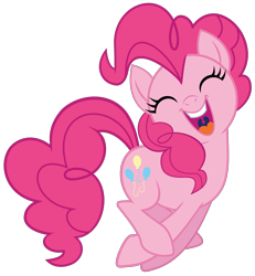 Size: 1823x1975 | Tagged: safe, artist:jaye, imported from derpibooru, pinkie pie, earth pony, pony, cute, diapinkes, female, happy, mare, simple background, solo, stock vector, transparent background, vector