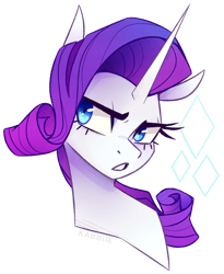 Size: 1280x1563 | Tagged: safe, artist:pointdelta, imported from derpibooru, rarity, pony, unicorn, redraw, solo