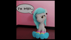 Size: 1920x1080 | Tagged: safe, artist:elisdoominika, artist:the luna fan, imported from derpibooru, oc, oc:sweet elis, earth pony, pony, 3d, 3d model, animated, blender, blender cycles, clothes, comic, comic dub, crying, floor, pansexual pride flag, peace symbol, pencil, pride, pride flag, sad, sitting, smiling, socks, solo, speech bubble, striped socks, table, video, webm