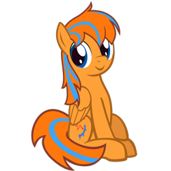Size: 1186x1186 | Tagged: safe, artist:the smiling pony, imported from derpibooru, oc, oc only, oc:cold front, pegasus, pony, .svg available, blue eyes, folded wings, full body, looking at you, lying down, male, pegasus oc, prone, show accurate, simple background, sitting, smiling, smiling at you, solo, stallion, svg, tail, transparent background, two toned mane, two toned tail, vector, wings
