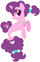 Size: 409x627 | Tagged: safe, artist:gaines, artist:selenaede, imported from derpibooru, sugar belle, seapony (g4), unicorn, base used, female, fish tail, flowing mane, heart shaped, jewelry, mare, necklace, seaponified, seapony sugar belle, simple background, solo, species swap, tail, white background