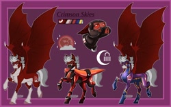 Size: 2048x1278 | Tagged: safe, artist:parrpitched, imported from derpibooru, oc, oc:crimson skies(fireverse), bat pony, bondage, bound wings, clothes, concave belly, fireheart76's latex suit design, gloves, hypno eyes, hypnosis, kink, large wings, latex, latex boots, latex gloves, latex suit, prisoners of the moon, shadowbolts, slim, thin, visor, wings