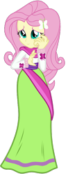 Size: 320x819 | Tagged: safe, artist:ajosterio, imported from derpibooru, fluttershy, human, equestria girls, movie magic, spoiler:eqg specials, clothes, dress, female, india movie set, long dress, long skirt, simple background, skirt, solo, transparent background, vector
