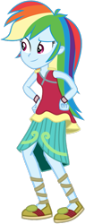 Size: 337x803 | Tagged: safe, artist:ajosterio, imported from derpibooru, rainbow dash, human, equestria girls, movie magic, spoiler:eqg specials, female, hand on hip, india movie set, simple background, solo, transparent background, vector