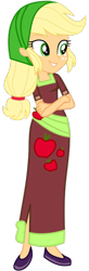 Size: 272x834 | Tagged: safe, artist:ajosterio, imported from derpibooru, applejack, human, equestria girls, movie magic, spoiler:eqg specials, clothes, dress, female, india movie set, long dress, long skirt, simple background, skirt, solo, transparent background, vector