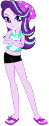 Size: 337x871 | Tagged: safe, artist:ajosterio, imported from derpibooru, starlight glimmer, human, equestria girls, crossed arms, female, sandals, simple background, solo, transparent background, vector