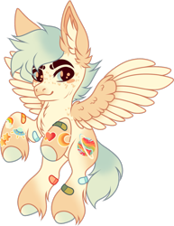 Size: 821x1062 | Tagged: safe, artist:mourningfog, imported from derpibooru, oc, oc only, oc:berry crunch, pegasus, pony, bandaid, chest fluff, ear fluff, simple background, solo, transparent background, unshorn fetlocks