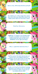 Size: 2048x3954 | Tagged: safe, imported from derpibooru, applejack, fluttershy, pinkie pie, earth pony, pegasus, applejack's hat, cowboy hat, dialogue, dialogue box, english, event, female, gameloft, hat, mare, my little pony: magic princess, official, speech bubble, spread wings, text, wings