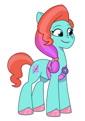 Size: 1074x1536 | Tagged: safe, artist:ben81398, imported from derpibooru, earth pony, pony, female, g5, hoof polish, jazz hooves, mare, my little pony: tell your tale, simple background, smiling, solo, transparent background, vector