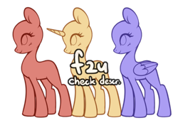 Size: 600x415 | Tagged: safe, artist:dammmnation, imported from derpibooru, oc, oc only, earth pony, pegasus, pony, unicorn, base, simple background, transparent background