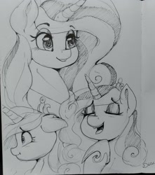 Size: 1920x2169 | Tagged: safe, artist:thelunarmoon, imported from derpibooru, princess cadance, pony, sketch, solo, traditional art