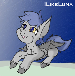 Size: 645x653 | Tagged: safe, artist:ilikeluna, imported from derpibooru, oc, bat pony, pony, solo