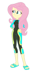 Size: 1800x3906 | Tagged: safe, artist:gmaplay, imported from derpibooru, fluttershy, human, equestria girls, equestria girls series, forgotten friendship, clothes, fluttershy's wetsuit, simple background, solo, transparent background, wetsuit