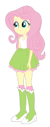 Size: 1700x4314 | Tagged: safe, artist:gmaplay, imported from derpibooru, fluttershy, human, equestria girls, clothes, simple background, solo, transparent background